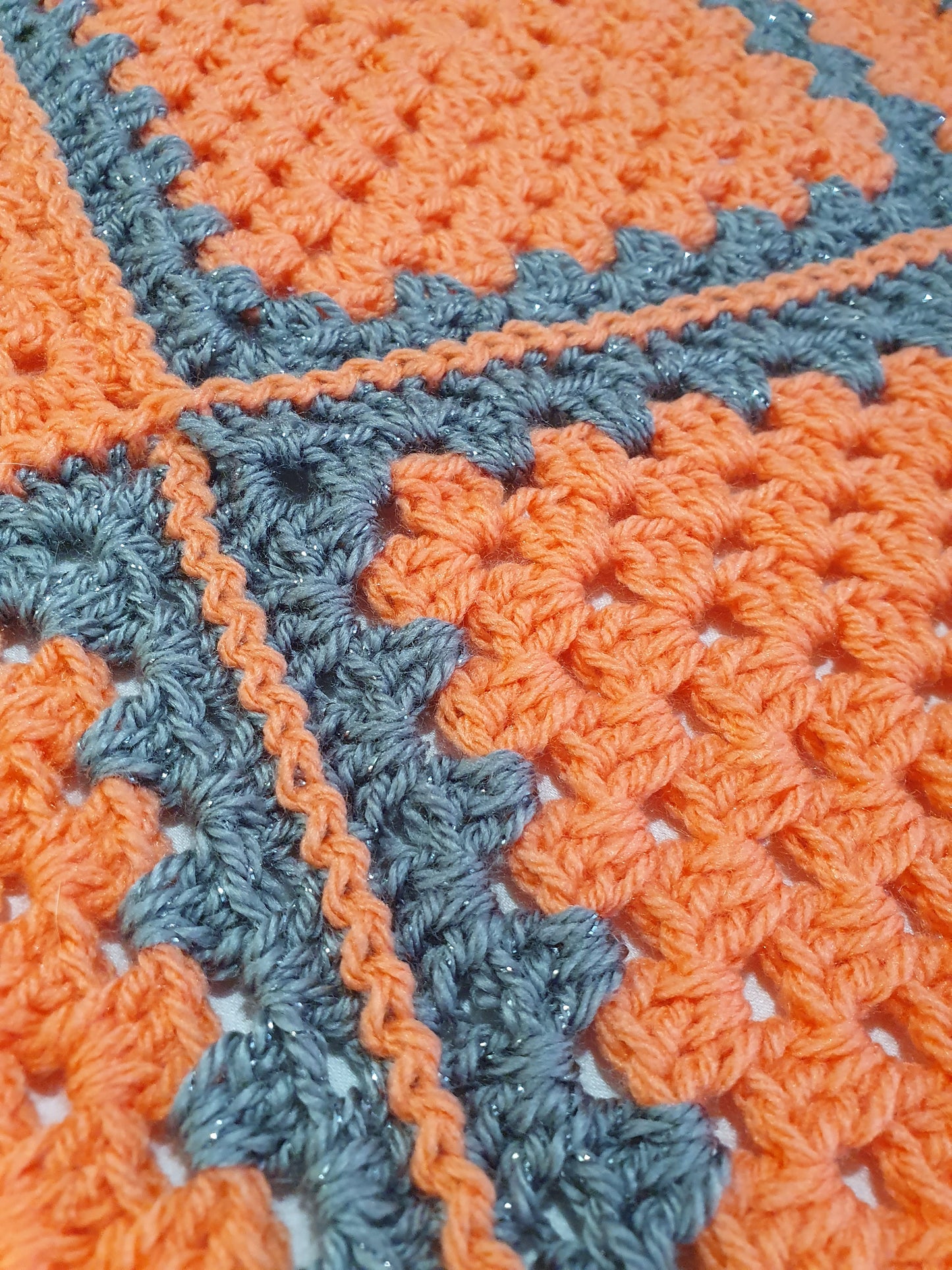 Crochet baby blanket & 4 knitted beanies.