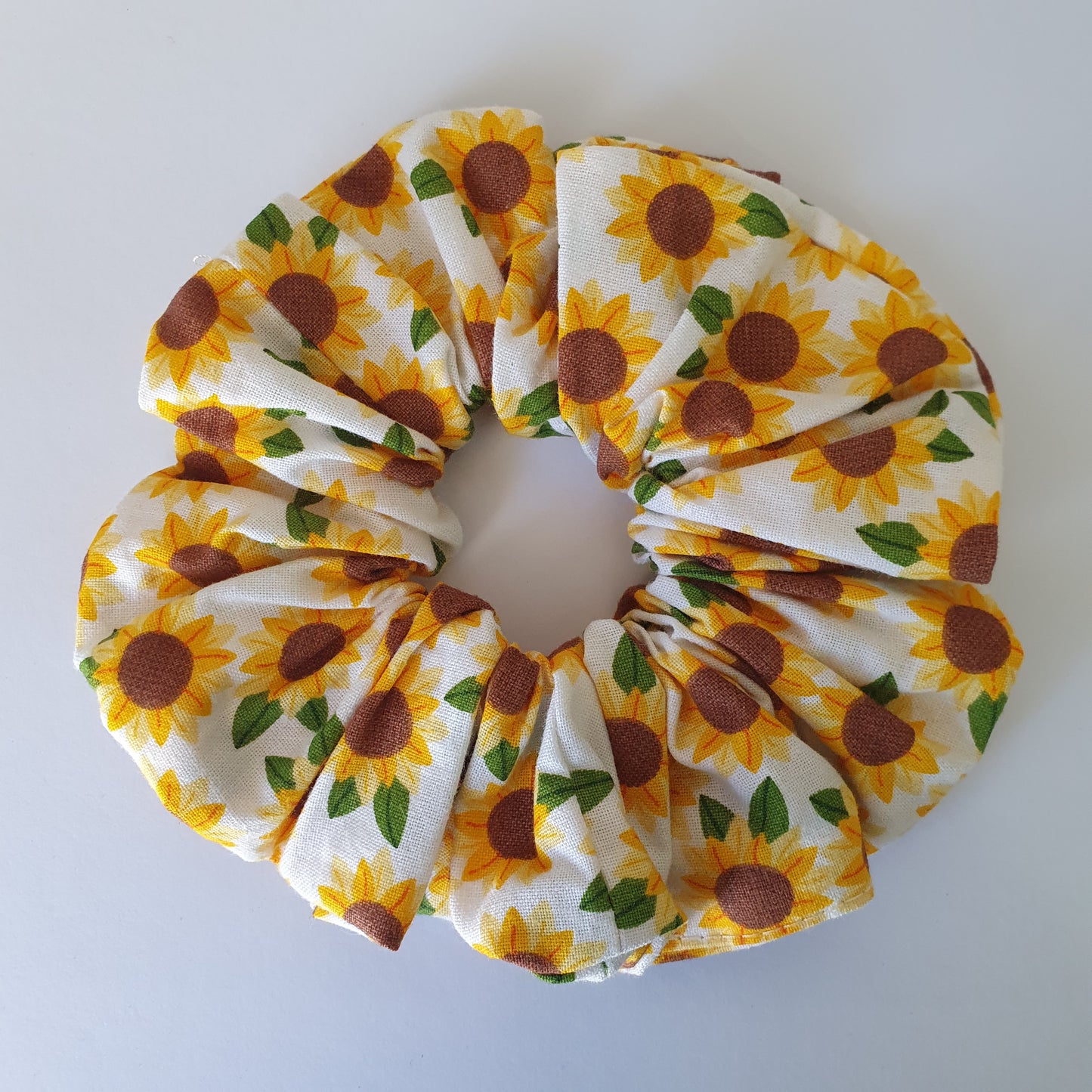 Scrunchie, large, Sunflowers