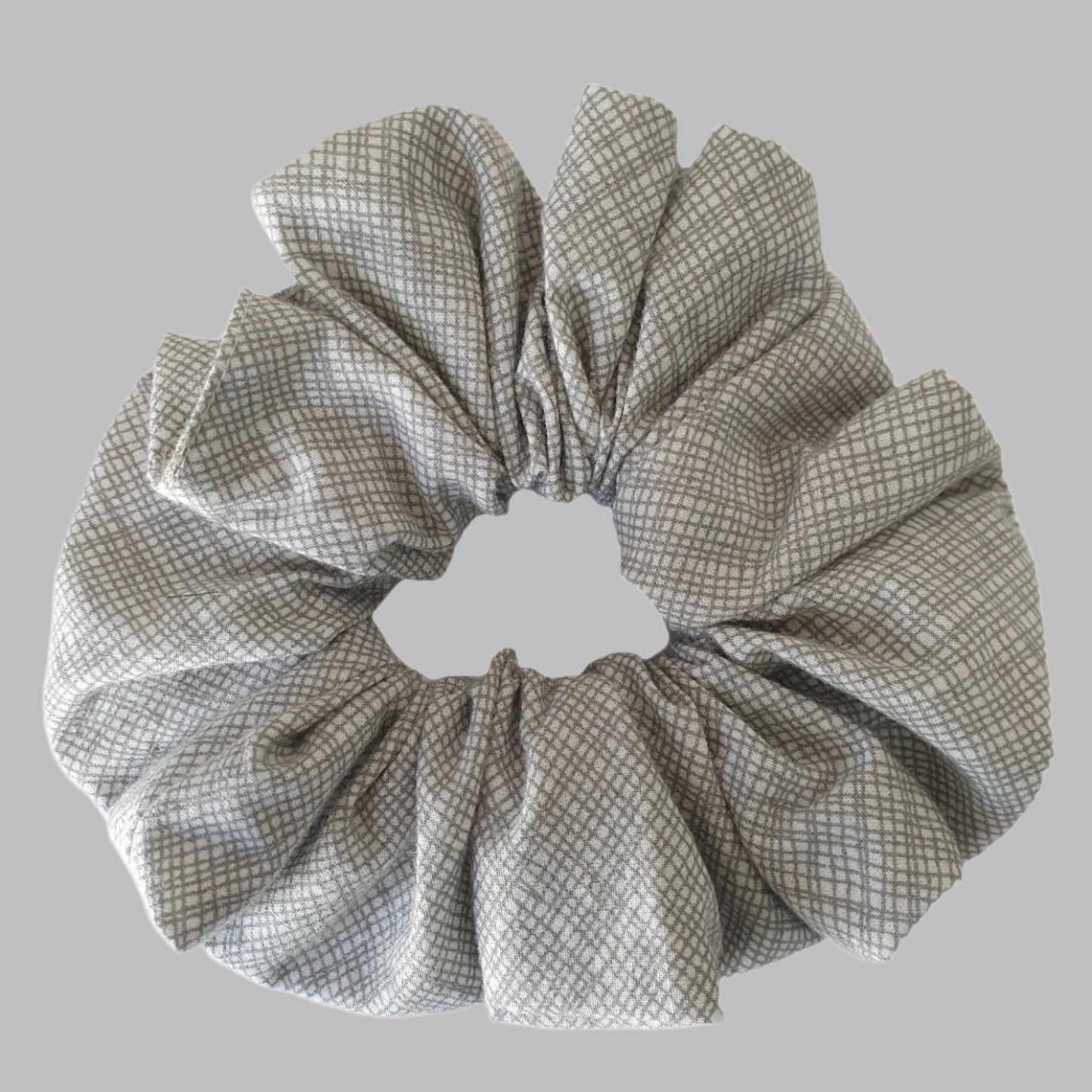 Scrunchie, large, Light grey