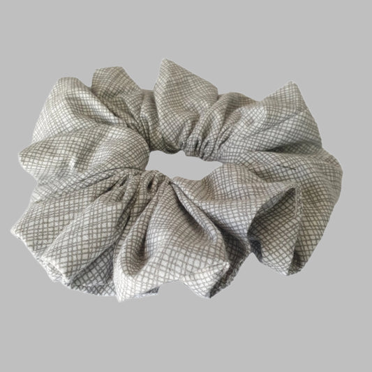 Scrunchie, large, Light grey